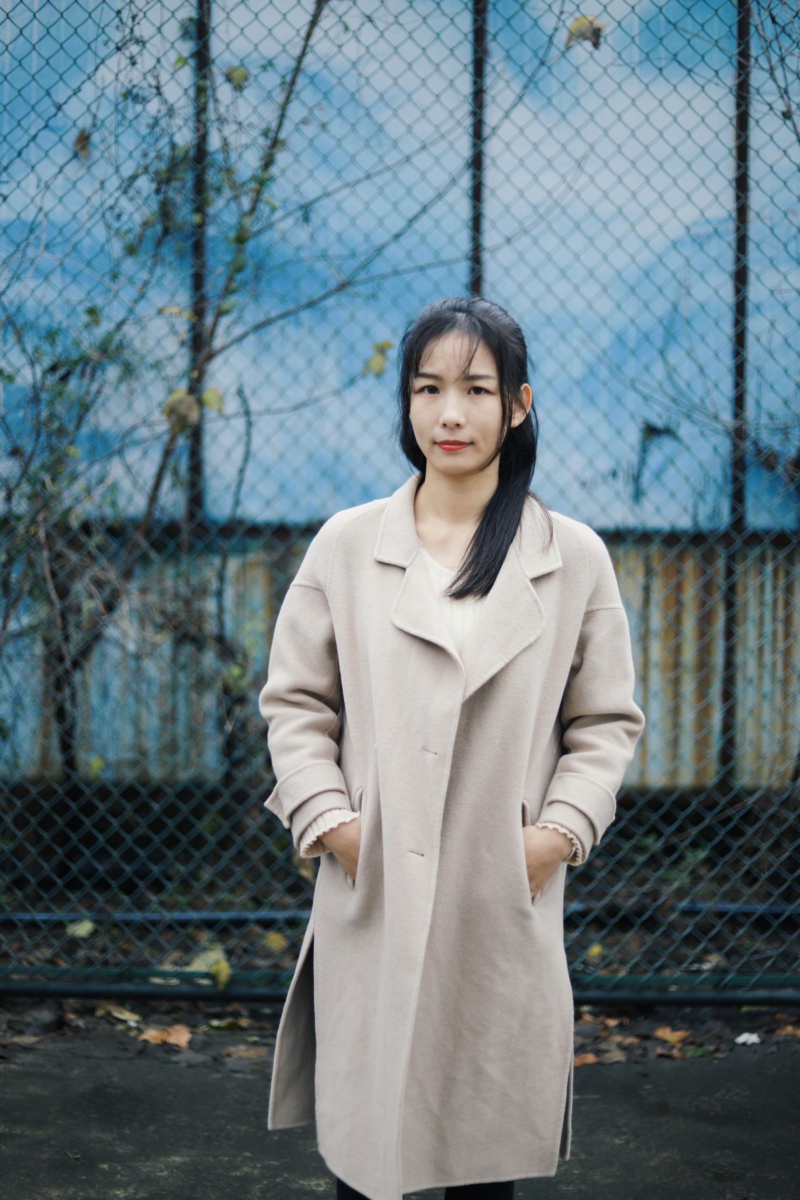 Belted Wool Trench